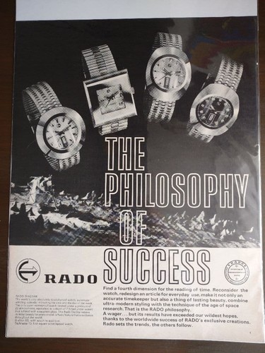 Poster vintage rado - vintage,