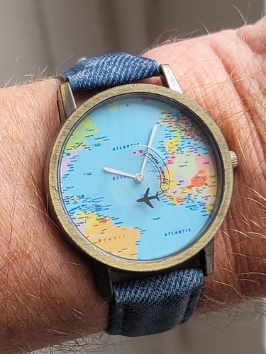 Mini orologio viaggio mondo - viaggio,