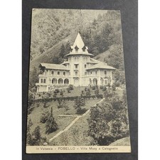 Cartolina Fobello (Valsesia) - Villa Musy a Catognetto