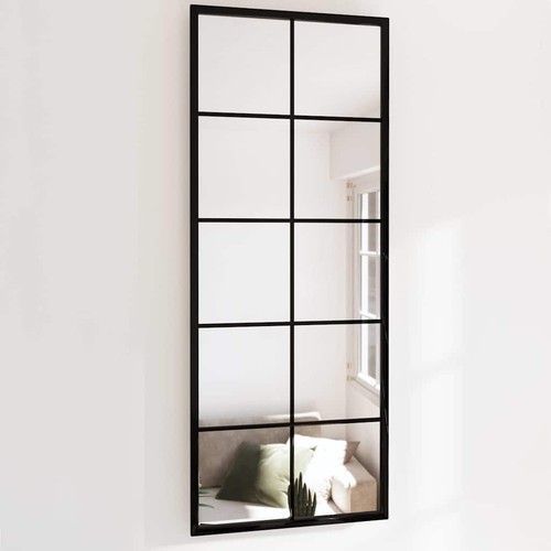 Specchio parete nero 100x40 - specchio,
