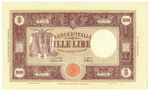 1000 lire barbetti grande - 1000,