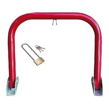 ✅ Dissuasore arco di sosta asta rinforzo divieto parcheggio auto con lucchetto