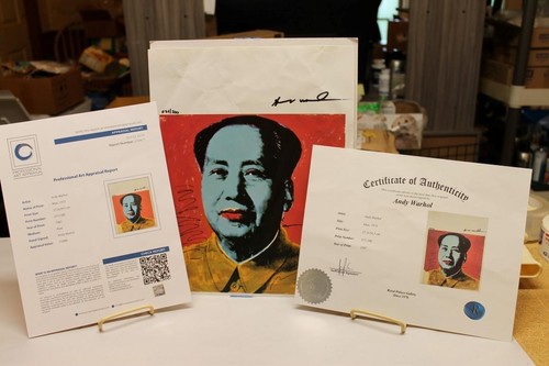 Andy warhol mao 1973 - andy,