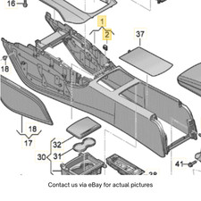 Pannello console centrale Audi