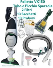Folletto VK150 HD50 Originale 13 Sacchetti Profumi Tubo Picchio 2 FILTRI GRATIS