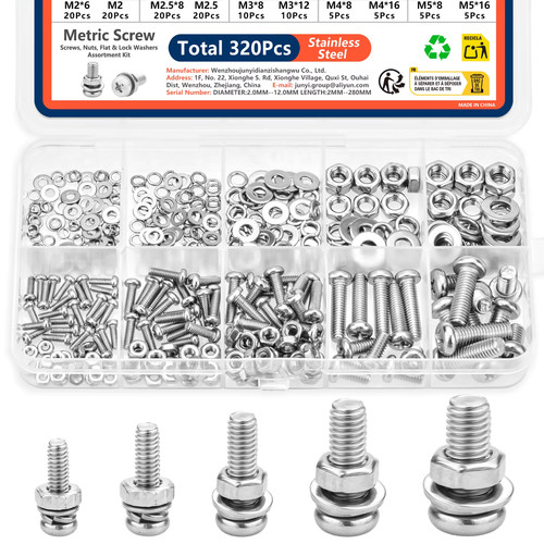 320 viti acciaio inox - pz,