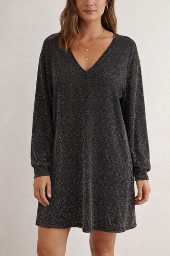 Abito donna zara argento - zara,