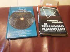 2 LIBRI DEL MISTERO I SEGRETI DEL MONDO OCCULTO / IL TRIANGOLO MALEDETTO