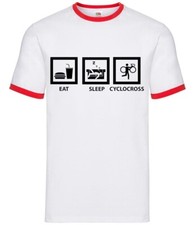 Eat Sleep Cyclocross - Uomo Suoneria - Bici da Cross Cx Ciclismo Ciclisti