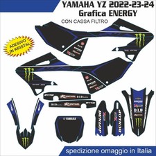 Adesivi in kristal YAMAHA YZ 125 250 2022  2023 2024 grafica ENERGY