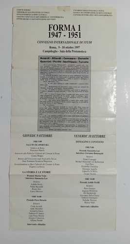 Locandina convegno 1997 forma - 1997,