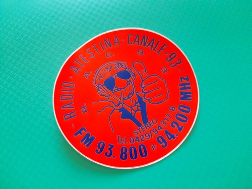 Adesivo stickers vintage - , radio