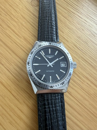 Raro orologio subacqueo pelle