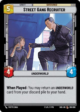 Street Gang Recruiter - Shadows of the Galaxy - Star Wars Unlimited
