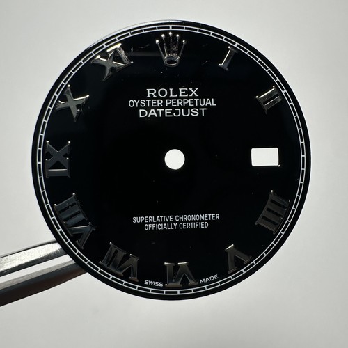 Rolex datejust black roman - datejust,