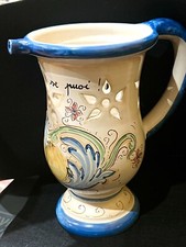 Brocca ceramica smaltata - , latta