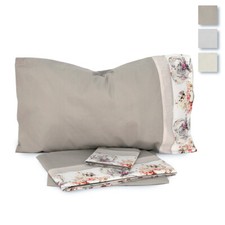 Completo lenzuola Flower di Renato Balestra c/stampa digitale Matrimoniale Y098