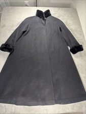 Trench lungo donna lana Leslie