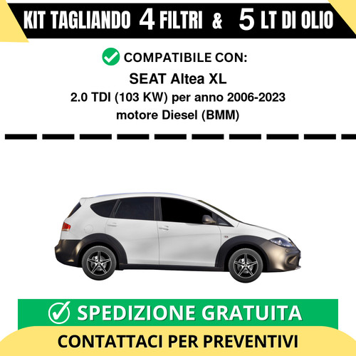 Tagliando per seat altea - tagliando,
