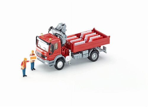 Siku mercedes benz atego - siku, dump