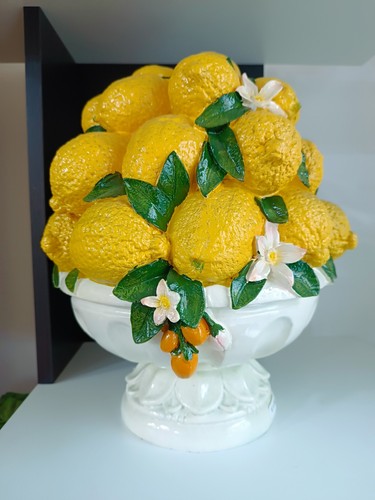 Centrotavola con limoni - limoni, in