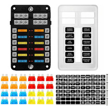 12 Vie Portafusibili Auto 12V