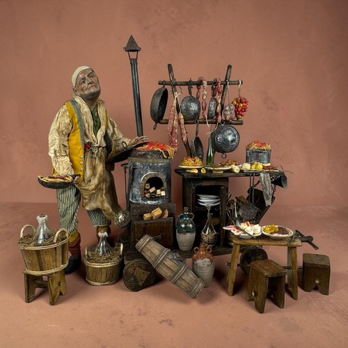 Scena oste presepe - scena,
