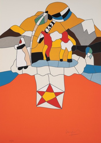 Ugo nespolo bellissima - nespolo, opera