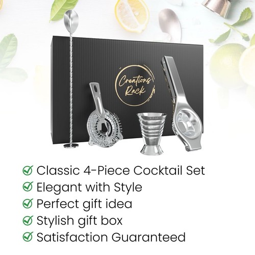 Kit cocktail acciaio inox - acciaio,