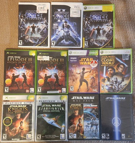 Star wars game collection xbox - star,