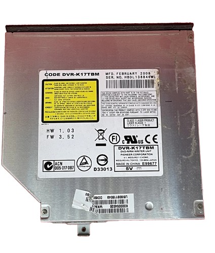 Lector grabador dvd pioneer - lector,