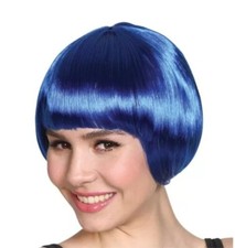 Parrucca Di Carnevale Blu
