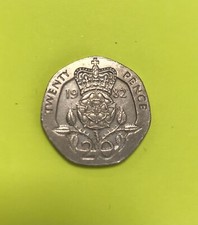 moneta rara da 20 Penny 1982