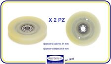 RULLI RUOTA GOMMA CUSCINETTO