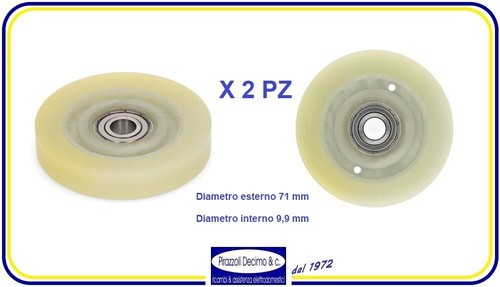 Rulli ruota gomma cuscinetto - rulli,