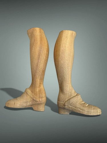Coppia piedi scarpe statue