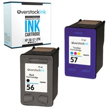 2 pezzi cartucce di inchiostro compatibili OSI HP 56 57 per HP PhotoSmart 7760 7900 7960 7150