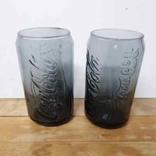 MCDONALD'S 1 BICCHIERE COCA COLA LATTINA 2008 GRIGIO GLASS VERRE LUMINARC