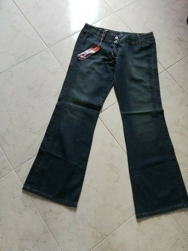 Jeans donna palazzo zampa - a,