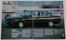 Advert Pubblicità 1985 BMW 320i SERIE 3 E30