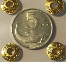 5 LIRE 1966 DELFINO FDC  PERIZIATA- LA PIU RARA E 1956