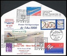 Pli voyagé à bord "1er vol