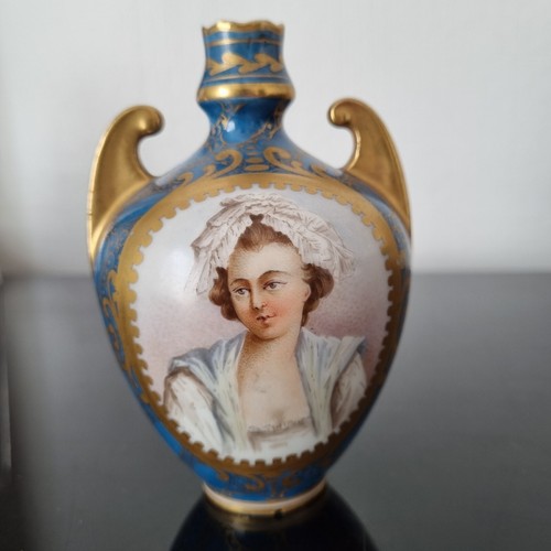 Vaso porcellana dipinto - in,