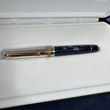 Penna stilografica Omas Paragon Blue Royale e Stirling Silver Cap