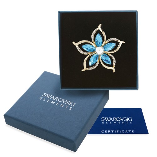 Spilla donna oro swarovski - spilla,
