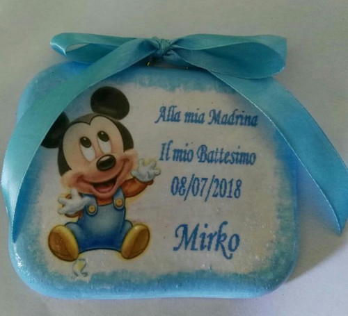 Mattonella ceramica decoupage - mattonella,