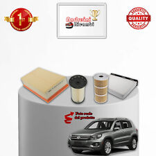 KIT TAGLIANDO 4 FILTRI VW TIGUAN 2.0 TDI 103KW 140CV DAL 2007 ->