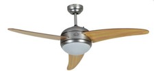 VENTILATORE A SOFFITTO 3 PALE 1 LUCE DCG VECRD60TL CON TELECOMANDO VENTOLA