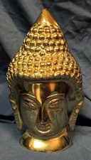 Vintage Metal Buddha Head