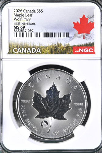 2026 canada oz argento - $5, 1